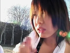 Grosse titten, Japanische massage, Milf, Im freien