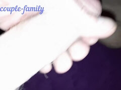 Spermaladung, Doppelpenetration, Familie, Handjob, Hardcore, Ehemann, Realität, Flotter dreier