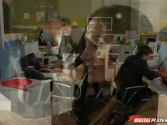 茶髪の, イく瞬間, 手コキする, 巨大, 淫乱熟女, オフィス, オマンコ, 現実