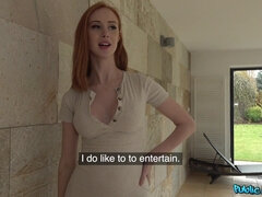 Спальня, Минет, Семяизвержение, Член, Сперма на лице, Каблуки, Лизание, Рыжие