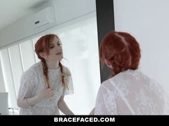 18, フェラチオ, イく瞬間, Hd, 赤毛, 馬乗り, フェラする, ティーン