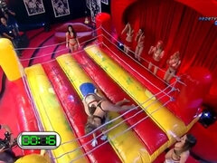 Amateur, Lesbian, Oil, Wrestling
