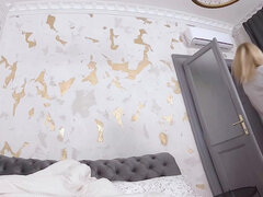 Rebecca Black orgasms on bf's prick VR