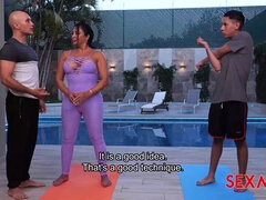 Coach seduces my step-mom