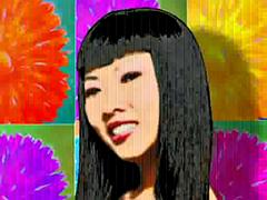 Asiatisch, Schwarz, Kleid, Schwarz, Behaart, Interrassisch, Milf, Titten