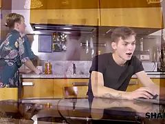 Rubia, Madura, Pareja, Hd, Desnudo, Ruso, Cabello corto, Medias largas