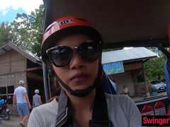Buggy tour got his Thai girlfriend wet
