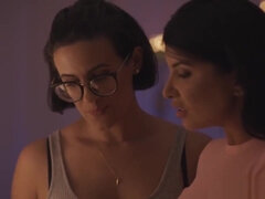 Horny lesbian MILFS Romi Rain and Penny Barber hot sex