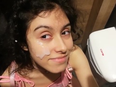 素人, デカパイ, 顔射, 女 人男 人, パンティ, 小柄, ハメ撮り, 三人