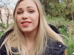 Blonde Nerd Loves Public Fucking