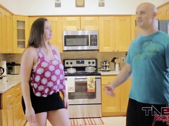 What A Great Kitchen 3some porn FFM scene