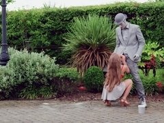 Большие сиськи, Блондинки, На природе, На публике, Киски, Тугие