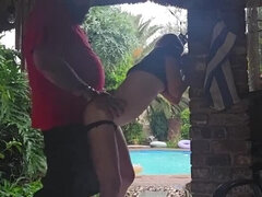 18 años, Amateur, Culo, Novia, Casero, Desnudo, Al aire libre, Adolescente