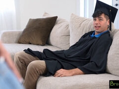 Kai Jaxon and Jade Maris team up to seduce their stepbro into a rough threesome