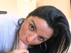 Amateur, Culo grande, Semen en la boca, Sexo duro, Interracial, Latina