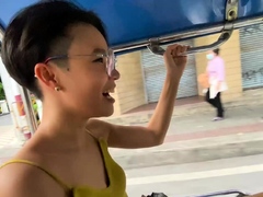 Asiático, Mamada, Estilo perrito, Gafas, Hd, Pov, Flaco, Tailandés