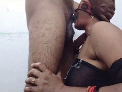 Sister-in-law enjoys her brother-in-law's cock in the New Year with deepthroat mouth banging