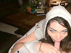Amateur, Blowjob, Facial, Outdoor, Public