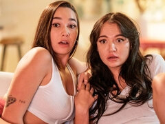 Lesbian Step Sisters 9 Scene 3 - Movie Night