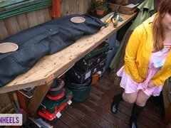 Anal, Cul, Bottes, Talons, Orgasme, De plein air, Gicler, Tabou