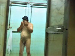 Leie, Schwul, Oma, Masturbation, Dusche
