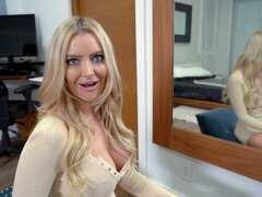 Grosser arsch, Grosse titten, Blondine, Blasen, Sperma im mund, Milf, Pov, Titten