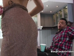 Asiatique, Nana, Beauté, Brunette brune, Queue, Hard, Interracial, Réalité