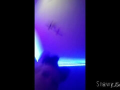 Süss, Schwanz, Hundestellung, Hd, Lecken, Nackt, Party, Muschi
