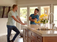 デカチン, フェラチオ, コンドーム, チン, Hd, 筋肉, 現実, タトゥー