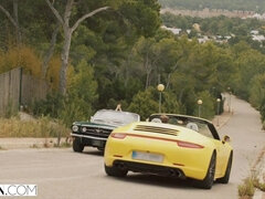 Lécher le cul, Blonde, Sucer une bite, Léchez, Chatte, Chevaucher, Plan cul à trois, Nénés