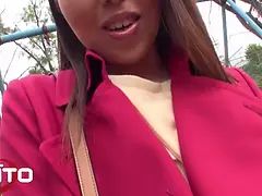 Mamada, Hd, Al aire libre, Público, Tetas