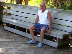 Blasen, Paar, Schwul, Interrassisch, Reif, Im freien