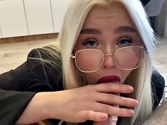 素人, デカチン, ブロンド, チン, 下着, 熟年, ハメ撮り, ロシア人