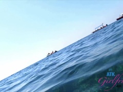 Leie, Blasen, Braunhaarige, Freundin, Im freien, Pov, Muschi, Titten