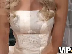 Rubia, Novia, Engañando, Checa, Hd, Medias largas, Boda