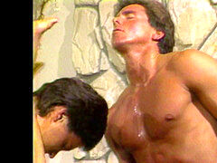 Verga grande, Tetas grandes, Verga enorme, Monstruo, Peter north, Retro, Trio