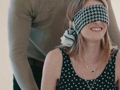 18, お尻, ブロンド, チン, エロティック, 女 人男 人, なめる, オマンコ