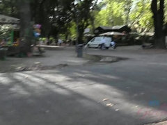 素人, アナル, フェラチオ, 中出し, 彼女, ギリシア人, 公共, オッパイの