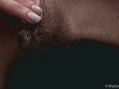 茶髪の, 毛深い, レズビアン, 下着, タトゥー