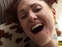 Redhead bdsm brit dominated with anal fucking