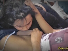 Wild night of free fire turns into a surprise oral adventure with my best friend's cock!
