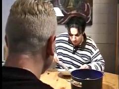素人, デカパイ, フェラチオ, オッパイの