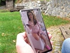 Czech girl fucked in front of boyfriend for anniversary