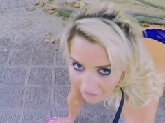 Blondine, Blasen, Schmutzig, Hardcore, Im freien