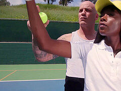 Dark-hued, ebony, anal sex