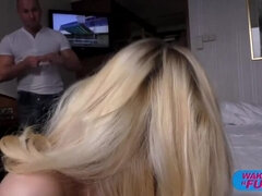 In den arsch, Blondine, Gruppe, Handjob, Hd, Titten