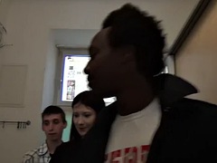 FunMovies Black guy celes inside a white girl