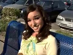 美女, フェラチオ, イく瞬間, スペイン人, オッパイの