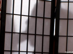 ブロンド, フェラチオ, 女, オージー, 放尿, 馬乗り, シャワー, 三人