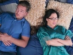 アナル, お尻, デカチン, バス, 浮気者, カップル, ラティーナ, 自然山雀